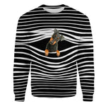 Manchester Terrier - Stripe - Premium Sweater