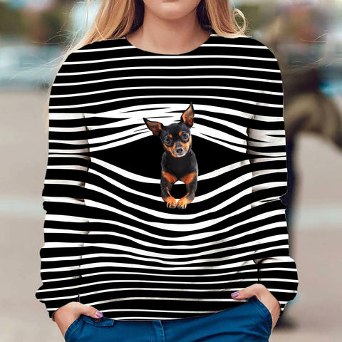 Miniature Pinscher - Stripe - Premium Sweater