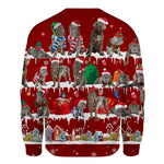 Neapolitan Mastiff - Snow Christmas - Premium Sweater