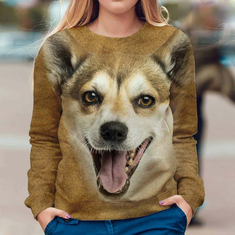 Norwegian Lundehund - Face Hair - Premium Sweater