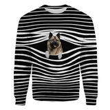 Norwegian Elkhound - Stripe - Premium Sweater