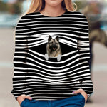 Norwegian Elkhound - Stripe - Premium Sweater