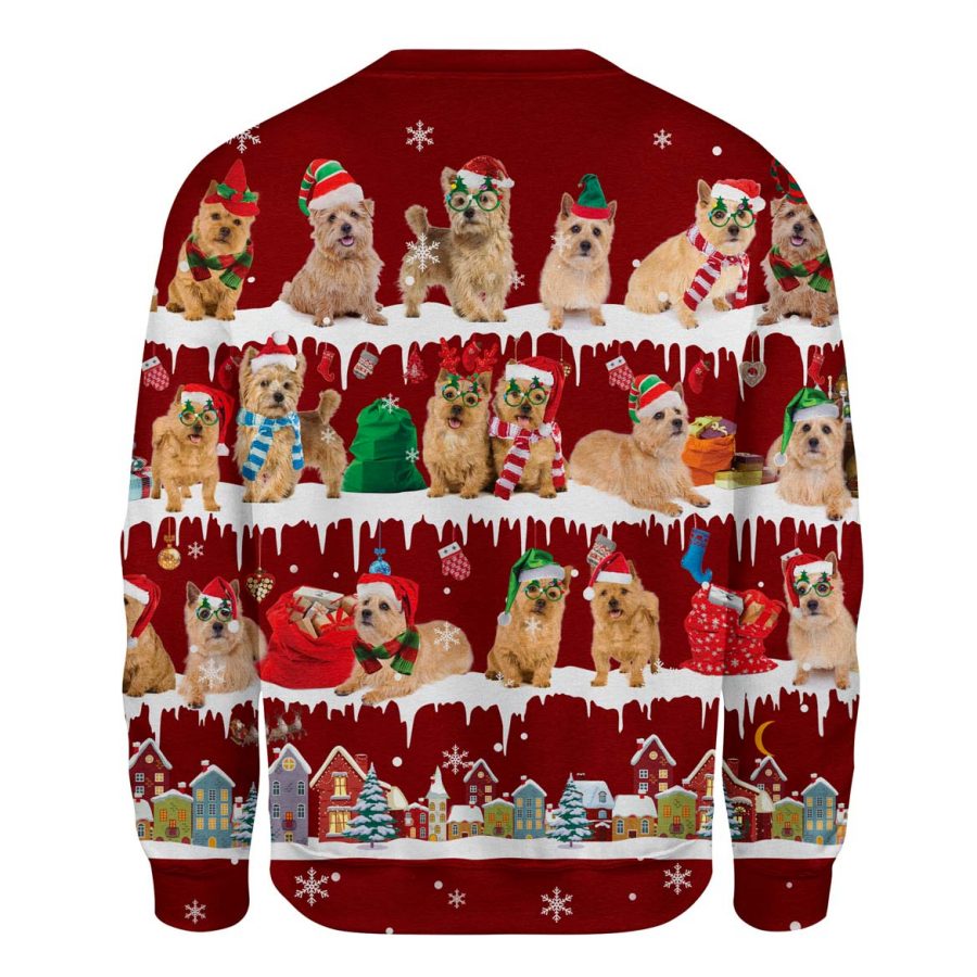 Norwich Terrier - Snow Christmas - Premium Sweater