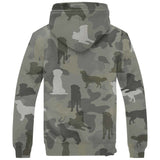 Nova Scotia Duck Tolling Retriever Camo Fleece Hoodie