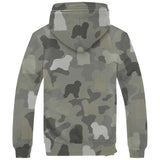 Old English Sheepdog Camo Fleece Hoodie