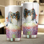 Papillon Art Color Tumbler Cup