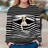 Parson Russell Terrier - Stripe - Premium Sweater