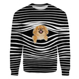 Pekingese - Stripe - Premium Sweater