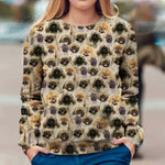 Pekingese - Full Face - Premium Sweater