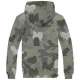 Pekingese Camo Fleece Hoodie