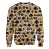 Pekingese - Full Face - Premium Sweater