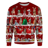 Peruvian Hairless Dog - Snow Christmas - Premium Sweater