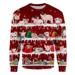 Pig - Snow Christmas - Premium Sweater