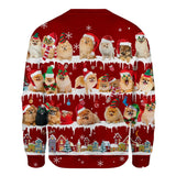 Pomeranian - Snow Christmas - Premium Sweater