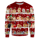 Pomeranian - Snow Christmas - Premium Sweater