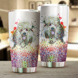 Poodle Art Color Tumbler Cup