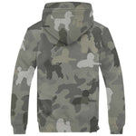 Poodle Camo Fleece Hoodie