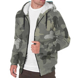 Poodle Camo Fleece Hoodie