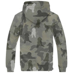 Portuguese Water Dog Camo Fleece Hoodie