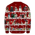 Pug - Snow Christmas - Premium Sweater