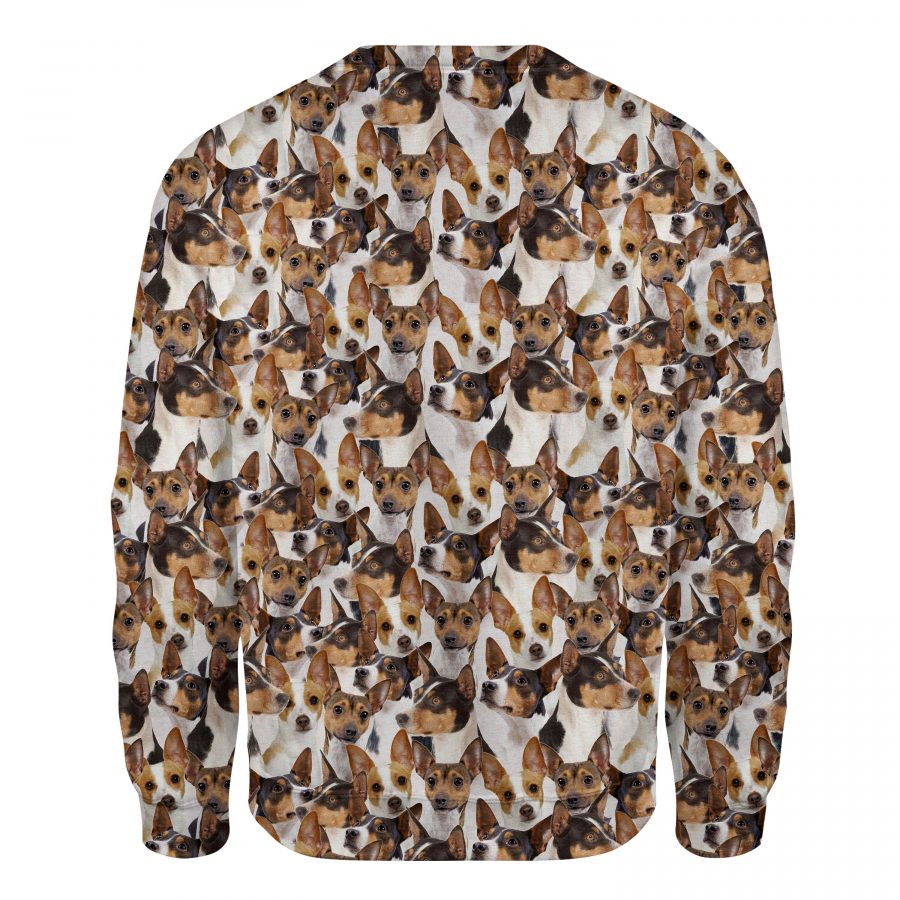 Rat Terrier - Full Face - Premium Sweater