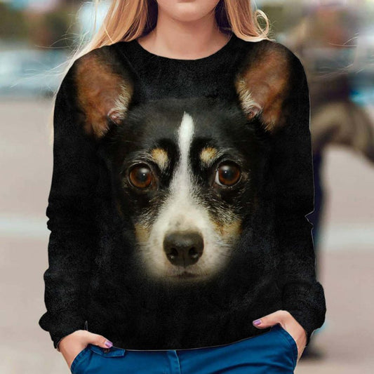 Rat Terrier - Face Hair - Premium Sweater