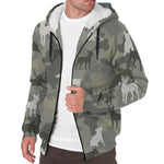 Rat Terrier Camo Fleece Hoodie