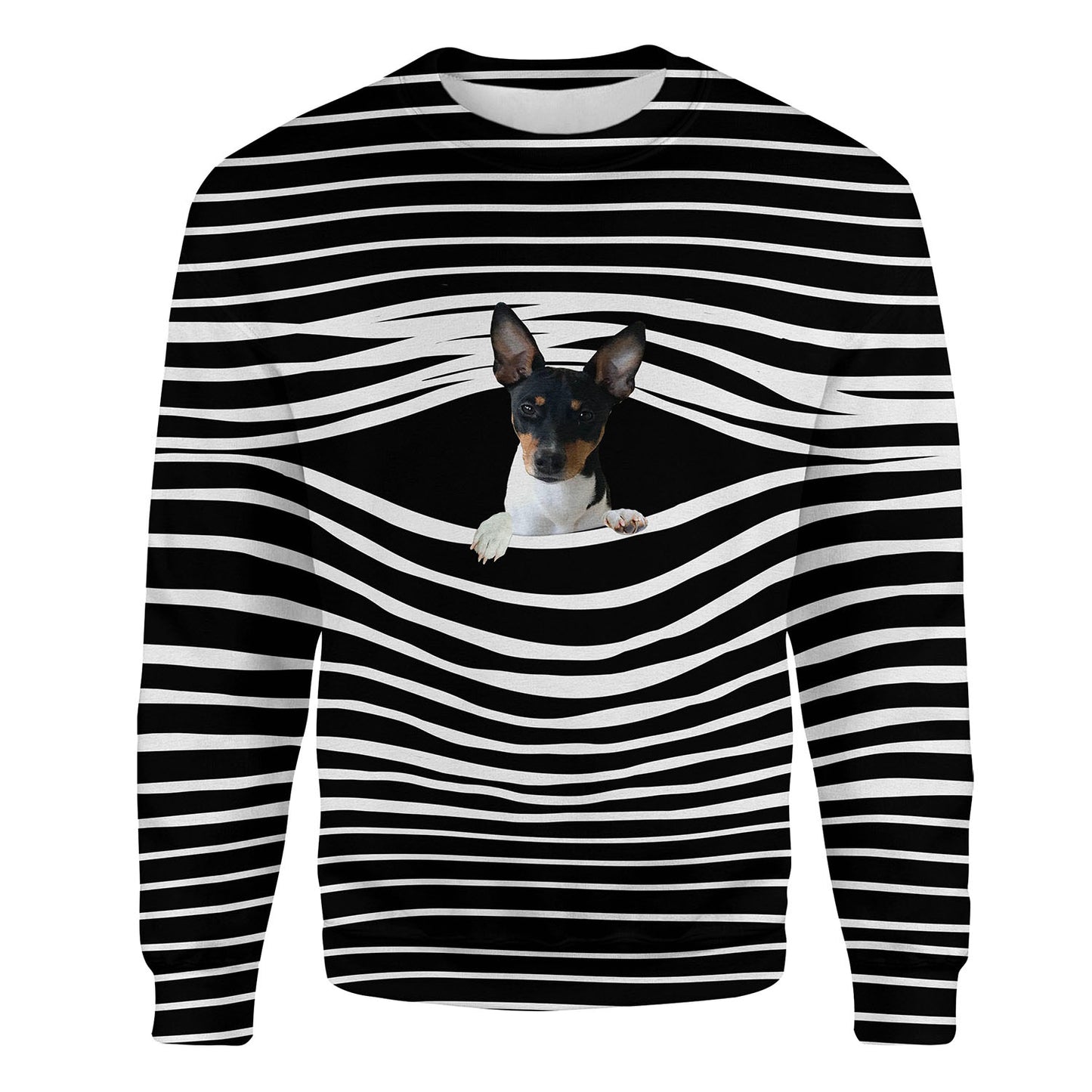 Rat Terrier - Stripe - Premium Sweater