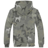 Redbone Coonhound Camo Fleece Hoodie