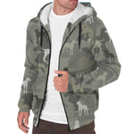 Redbone Coonhound Camo Fleece Hoodie