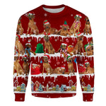 Rhodesian Ridgeback - Snow Christmas - Premium Sweater