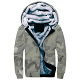 Rooster Camo Fleece Hoodie