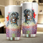 Rottweiler Art Color Tumbler Cup