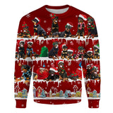 Rottweiler - Snow Christmas - Premium Sweater