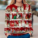 Rough Collie - Snow Christmas - Premium Sweater