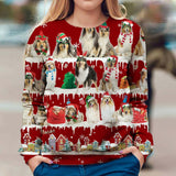 Rough Collie - Snow Christmas - Premium Sweater