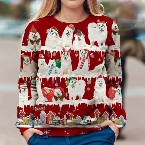 Samoyed - Snow Christmas - Premium Sweater