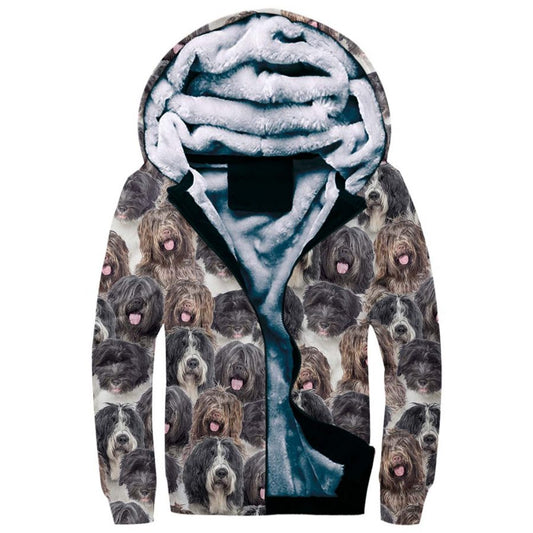 Schapendoes Full Face Fleece Hoodie