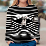 Schnauzer - Stripe - Premium Sweater