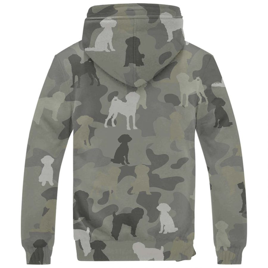 Schnoodle Camo Fleece Hoodie