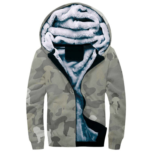 Schnoodle Camo Fleece Hoodie