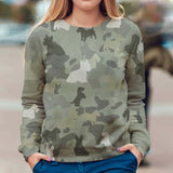 Scottish Terrier - Camo - Premium Sweater