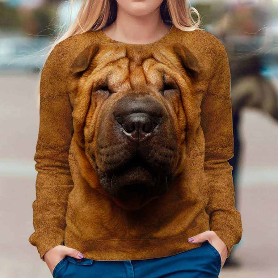 Shar Pei - Face Hair - Premium Sweater