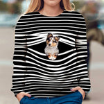 Shetland Sheepdog - Stripe - Premium Sweater