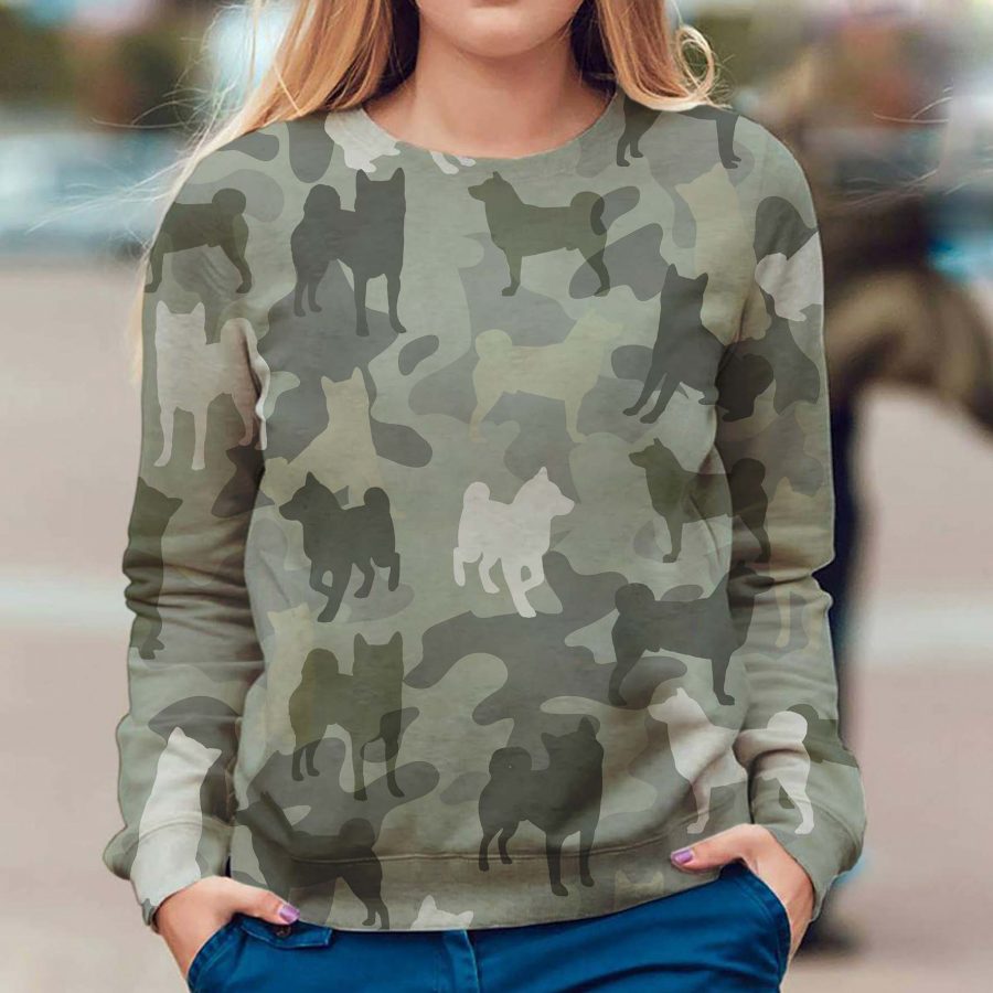 Shiba Inu - Camo - Premium Sweater