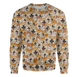 Shiba Inu - Full Face - Premium Sweater