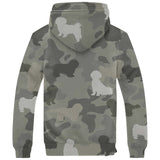 Shih Tzu Camo Fleece Hoodie