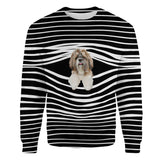 Shih Tzu - Stripe - Premium Sweater