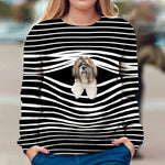 Shih Tzu - Stripe - Premium Sweater