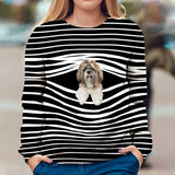 Shih Tzu - Stripe - Premium Sweater